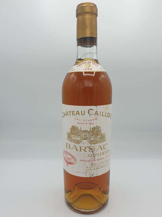 Château Caillou 'Creme de Tete' Sauternes 1959