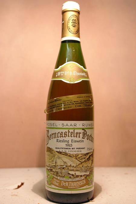 Wwe. Dr. H. Thanisch - Bernkasteler Doctor Riesling Eiswein Goldkapsel 1983