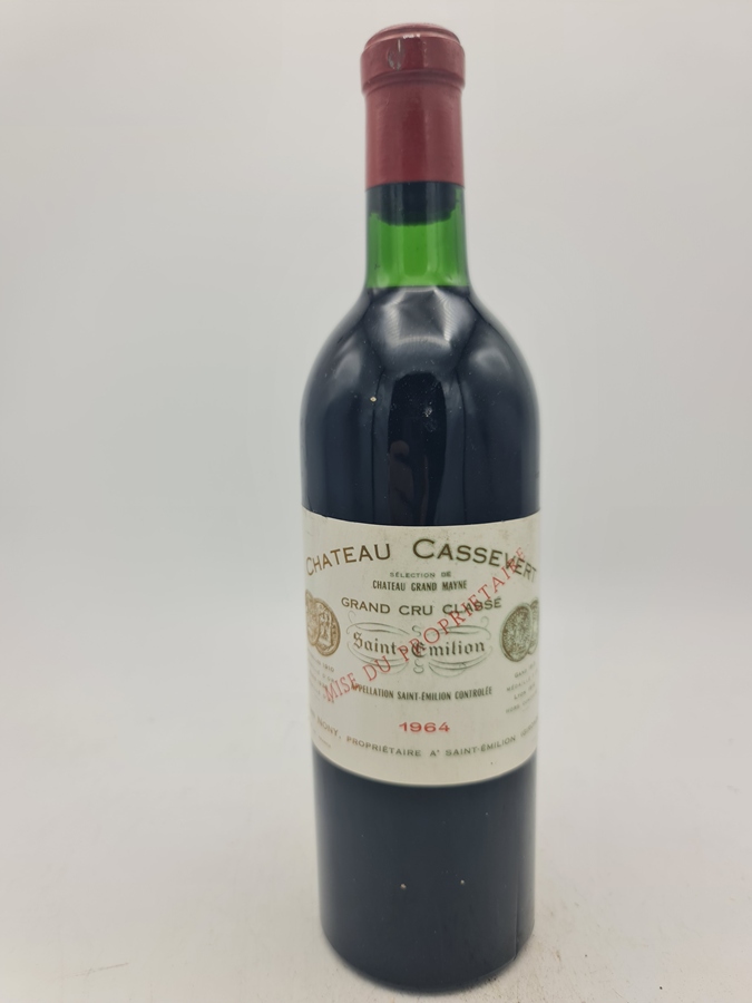 Château Cassevert Saint-Emilion Grand Cru 1964