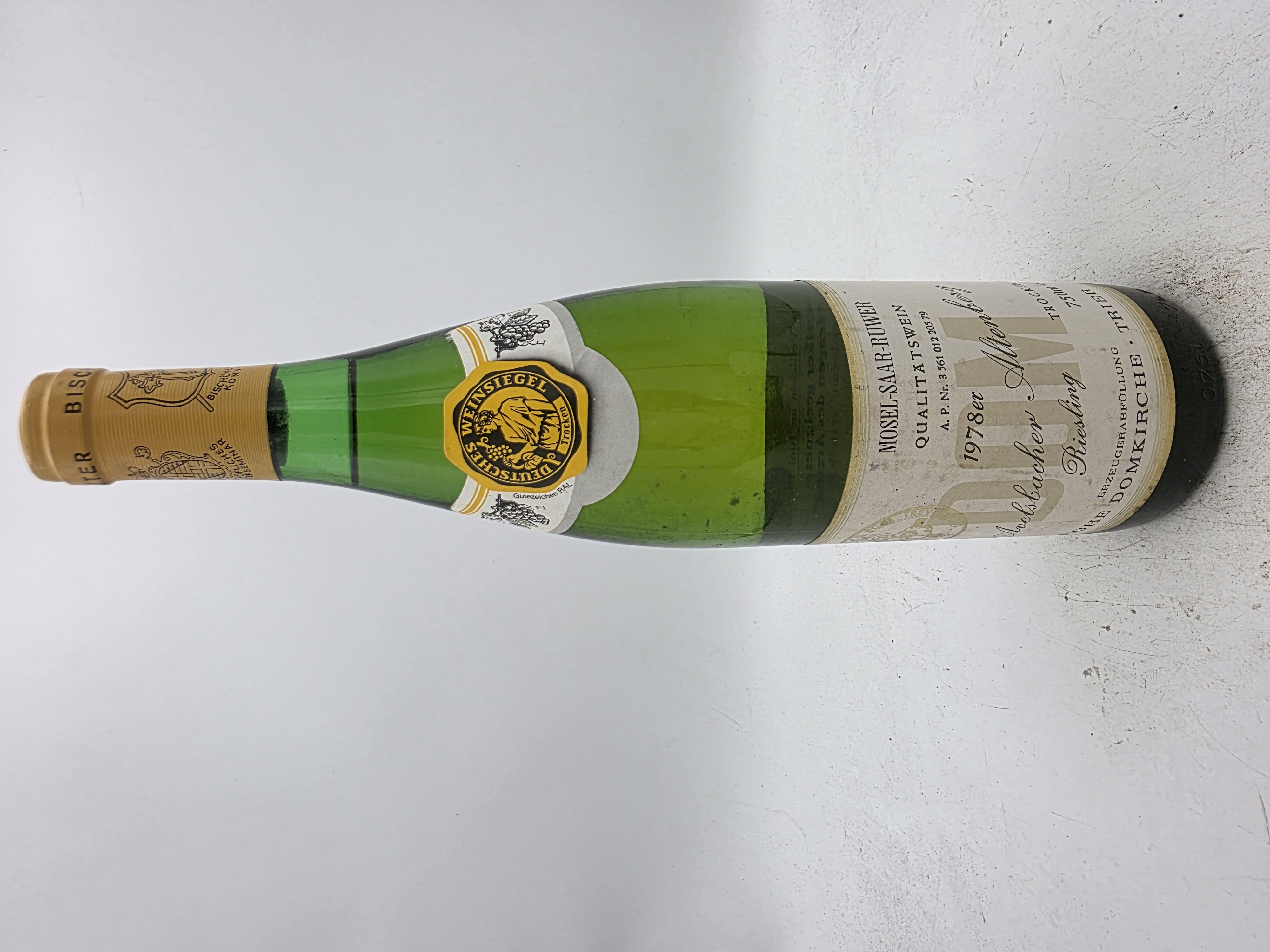 Hohe Domkirche – Avelsbacher Altenberg Riesling, dry, 1978