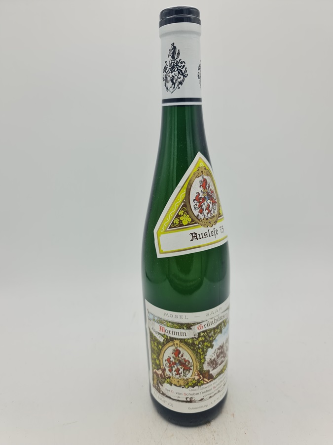 C. von Schubertsche Schlosskellerei Maximin Grünhäuser Abtsberg Auslese N°75 2007
