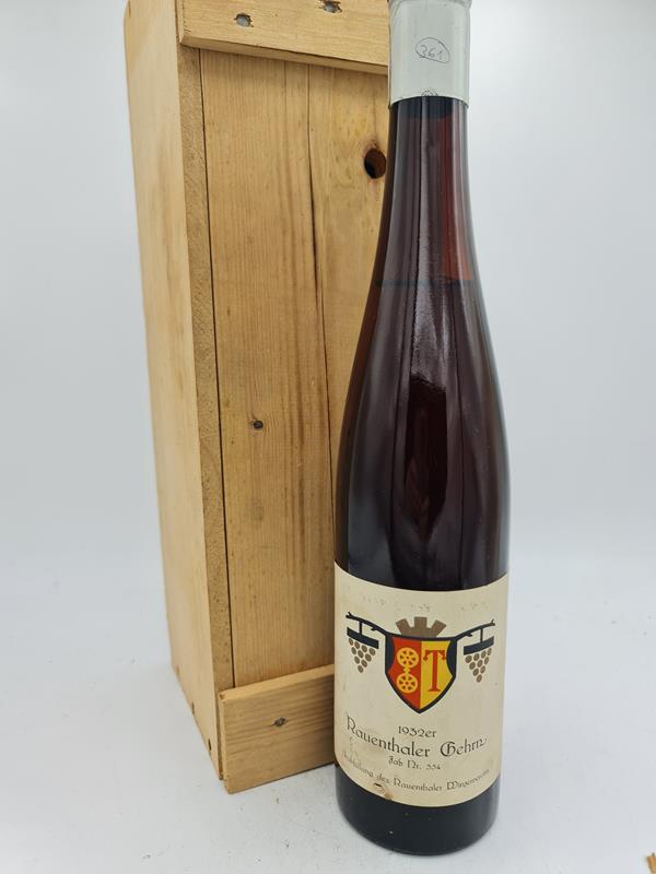 Rauenthaler Winzerverein - Rauenthaler Gehrn Riesling Urabfüllung Fass 354 1932 inkl. Holzkiste