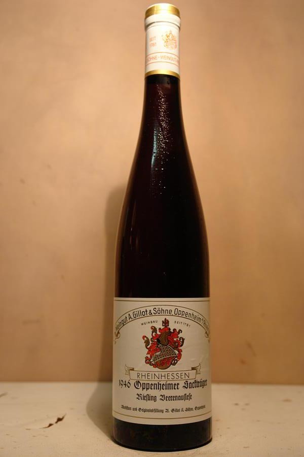 Weingut A.Gillot & Söhne - Oppenheimer Sackträger Riesling Beerenauslese 1946