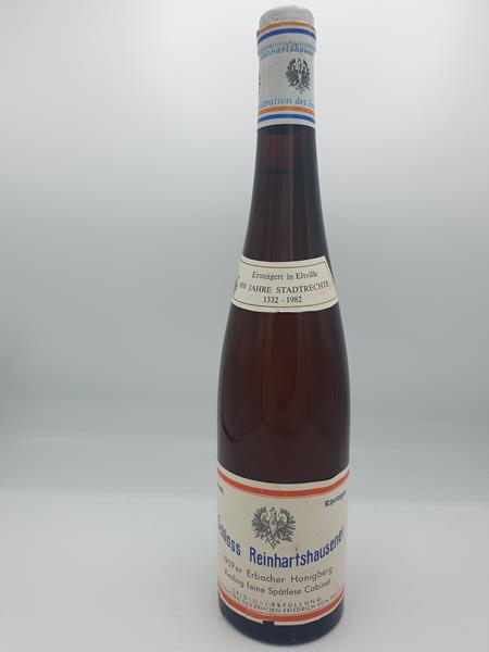 Schloss Reinhartshausen - Erbacher Honigberg Riesling feine Spätlese Cabinet Versteigerungswein 1959