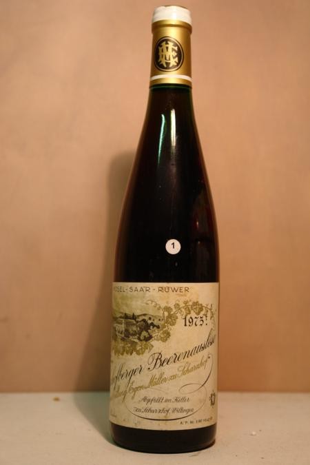Egon Müller zu Scharzhof - Scharzhofberger Riesling Beerenauslese Goldkapsel 1975