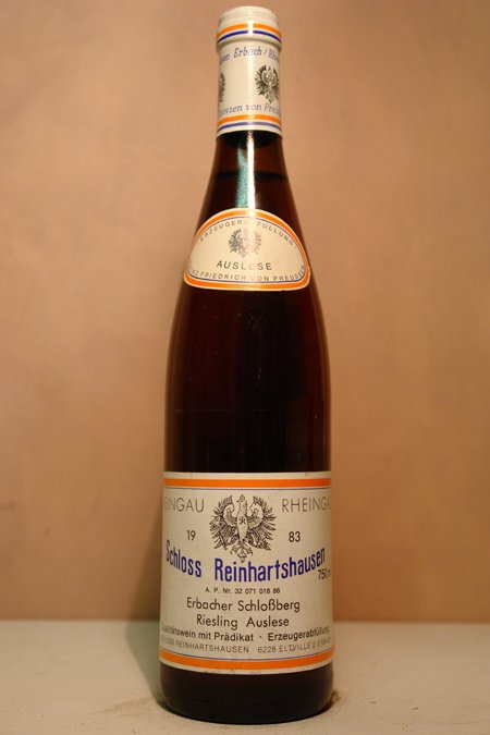 Schloss Reinhartshausen - Erbacher Schlossberg Riesling Auslese 1983