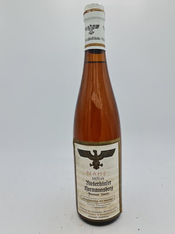 Staatliche Weinbaudomäne Niederhausen Schlossböckelheim - Niederhäuser Hermannsberg  Riesling Auslese 1971