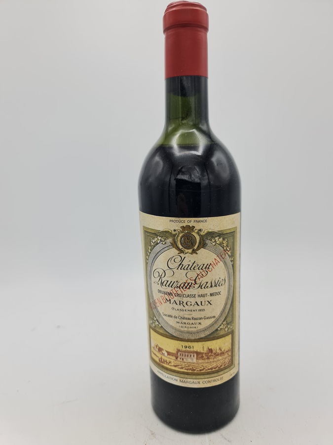Château Rauzan Gassies 'Grand Cru Classe' Margaux 1961