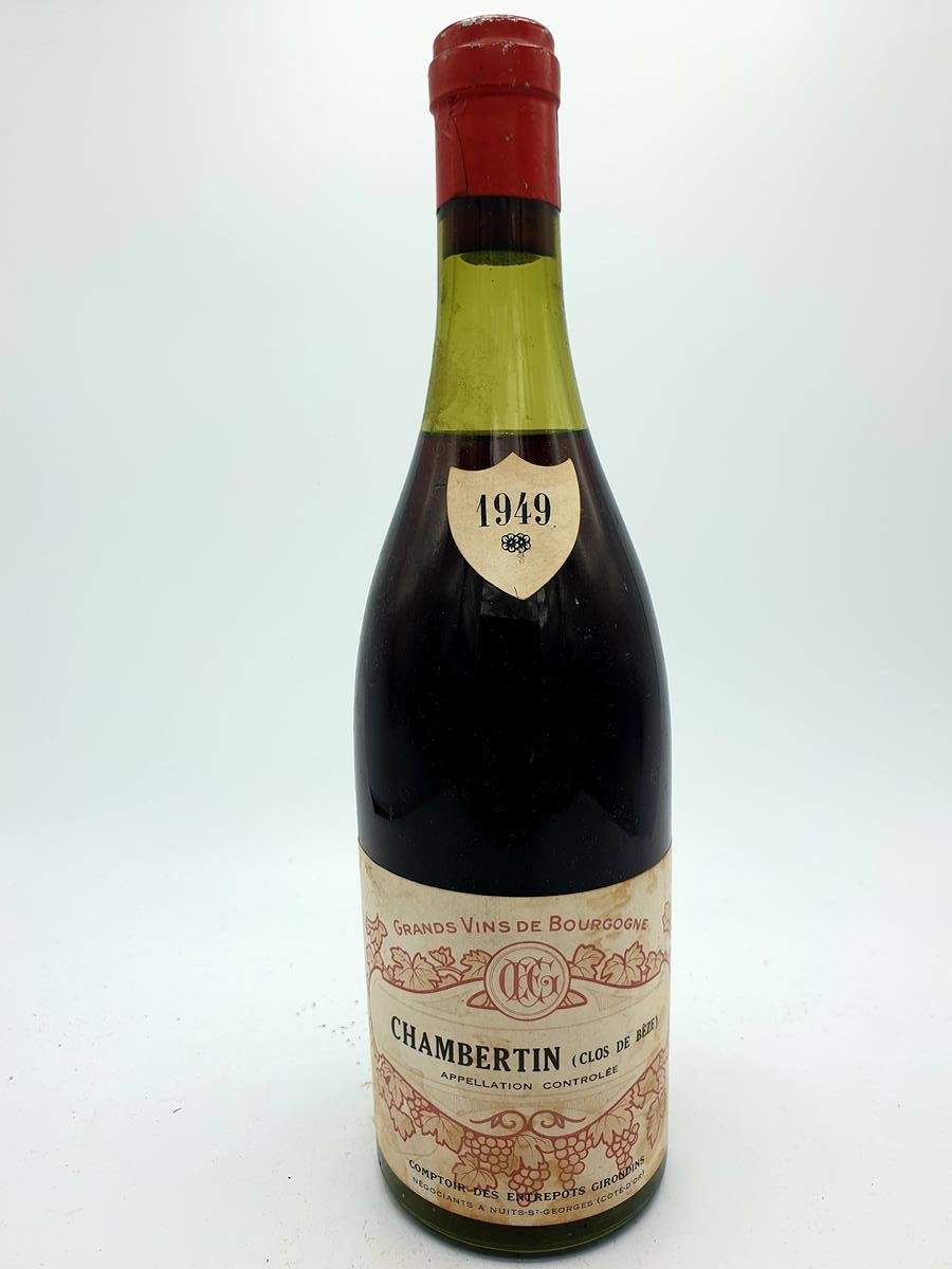 Comptoir des Entrepots 'Negociants à Nuits St Georges' - Chambertin Clos de Bèze 'Grand Cru' 1949