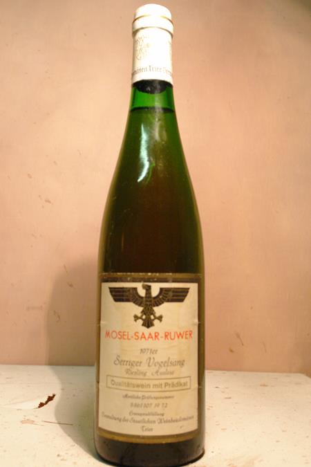 Staatsweinbaudomäne Trier - Serriger Vogelsang Riesling Auslese 1971