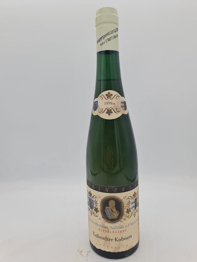 Winzergenossenschaft Kallstadt Weinstrasse - Kallstadter Knobert Riesling 1959