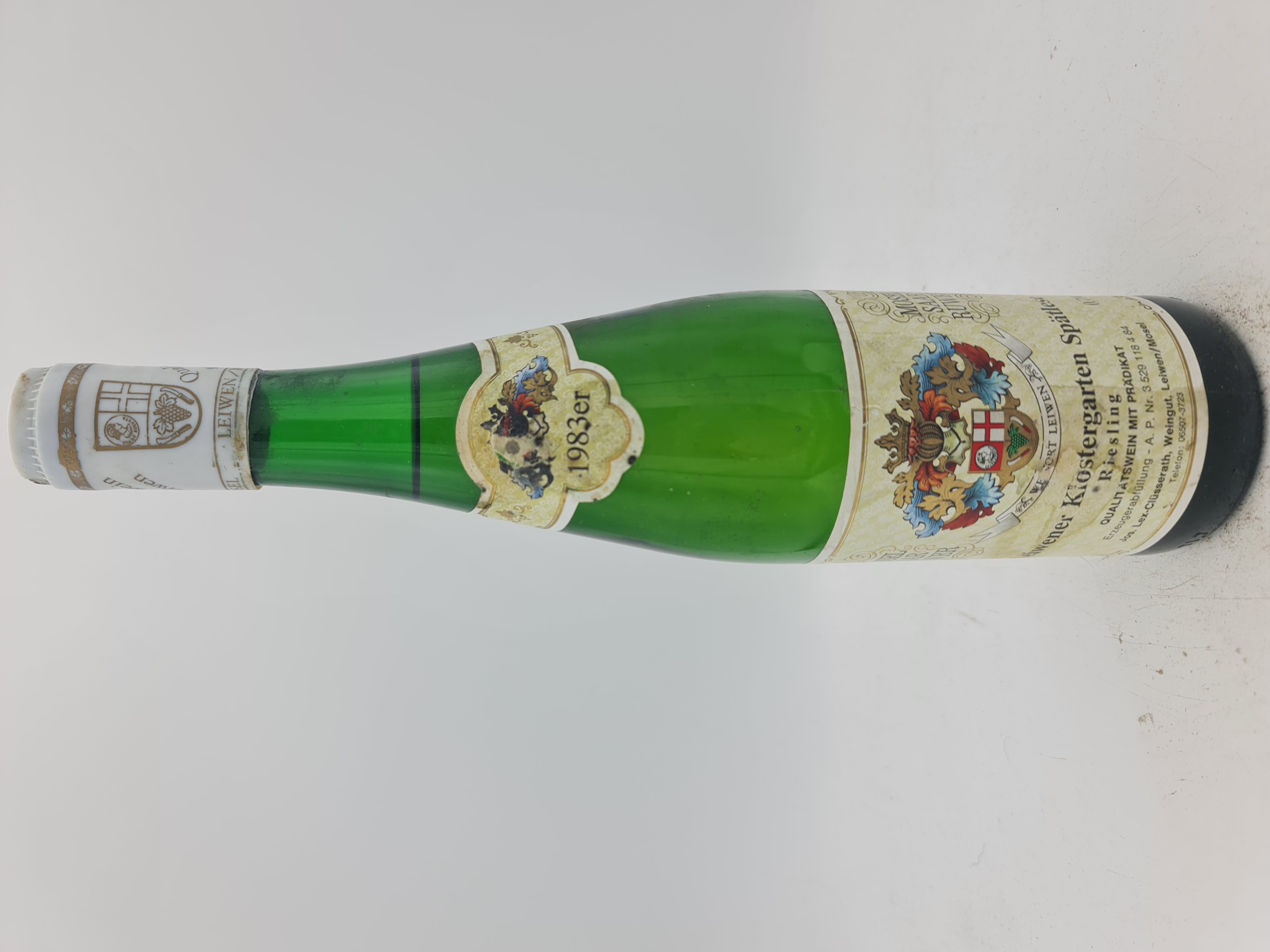 Jos. Lex-Clüsserath - Leiwener Klostergarten Riesling Spätlese 1983