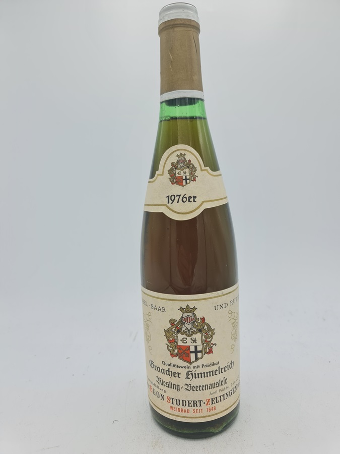 Egon Studert - Zeltinger Schlossberg Riesling Beerenauslese Goldkapsel 1976