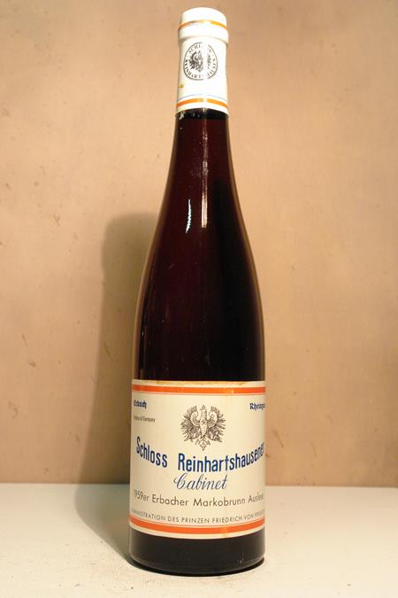 Schloss Reinhartshausen - Erbacher Markobrunn Riesling Auslese cabinet 1959 'ex estate treasure chamber 2018'