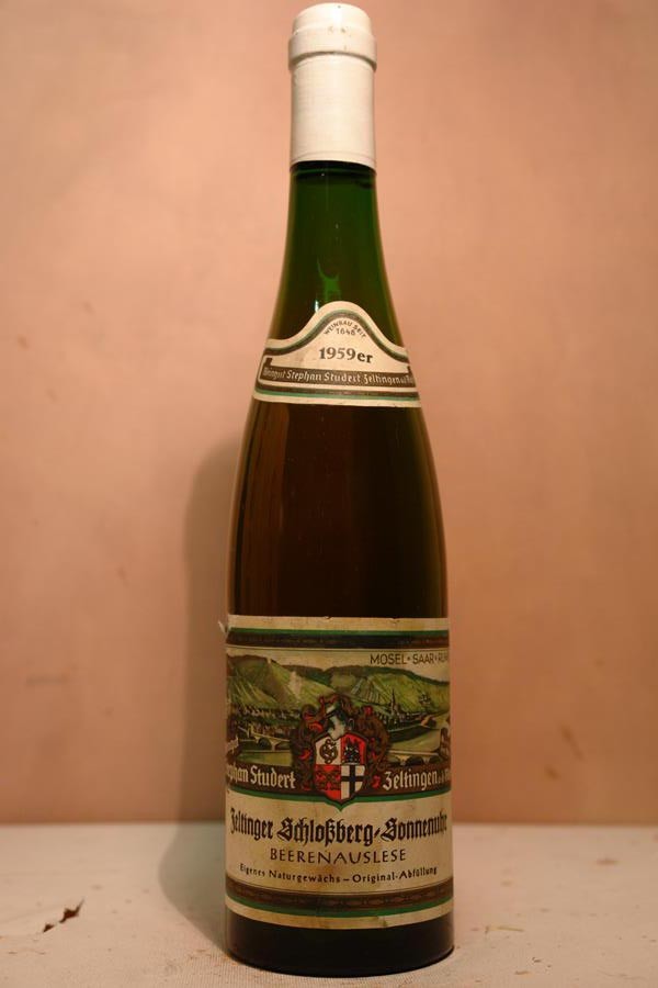 Stephan Studert - Zeltinger Schlossberg Riesling Beerenauslese 1959