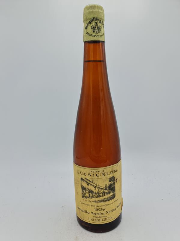 Weingut Ludwig Blüm 'Homburger Hof' - Ludwigshöher Uppenthal Riesling Auslese 1953