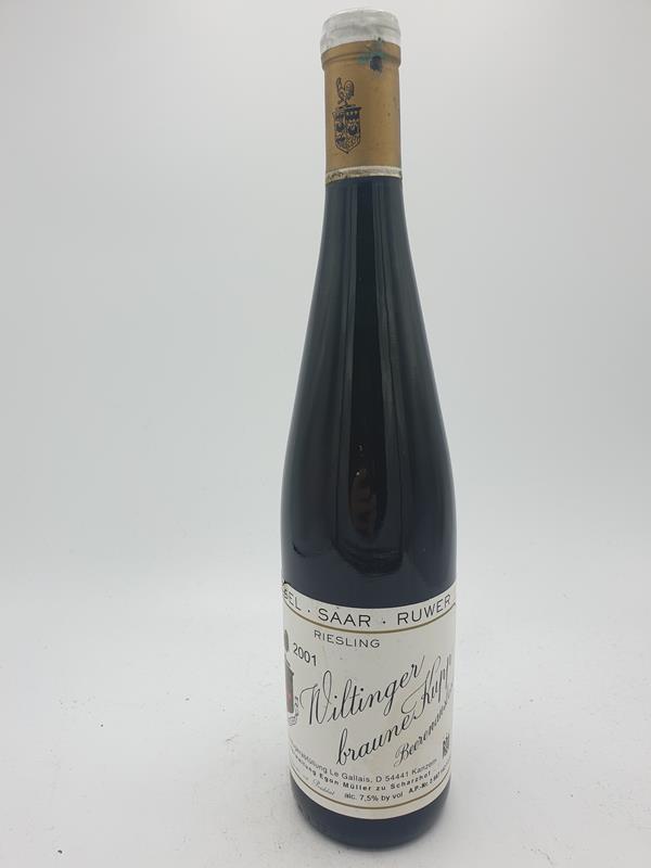 Le Gallais 'Egon Müller zu Scharzhof ' - Wiltinger braune Kupp Riesling Beerenauslese Goldkapsel 2001