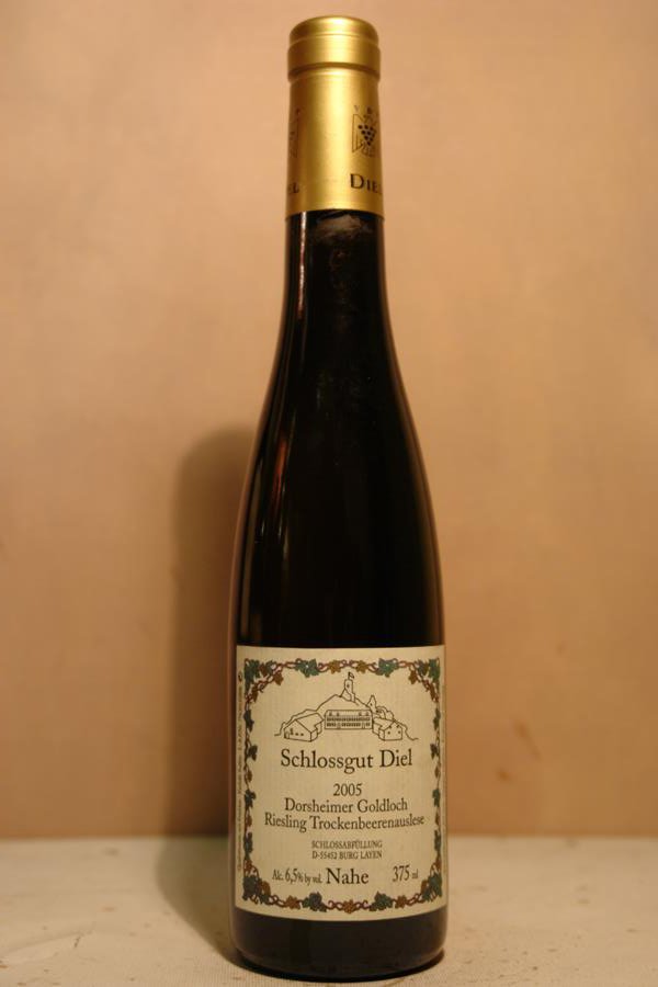 Schlossgut Diel - Dorsheimer Goldloch Riesling Trockenbeerenauslese Goldkapsel 2005 375ml