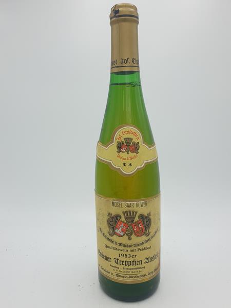 Jos. Christoffel Jr. (Christoffel-Prüm) - Erdener Treppchen Riesling Auslese ** (2 STAR) Goldkapsel 1983