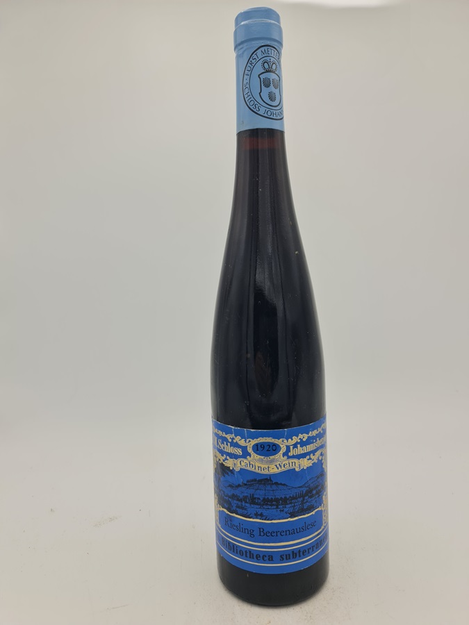 Schloss Johannisberg - Riesling Beerenauslese 1920 Ex Bibliotheca subterranea