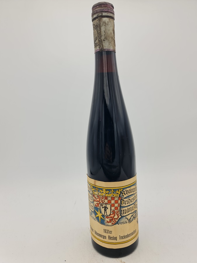 Dr. von Bassermann Jordan - Deidesheimer Hohenmorgen Riesling Trockenbeerenauslese 1931