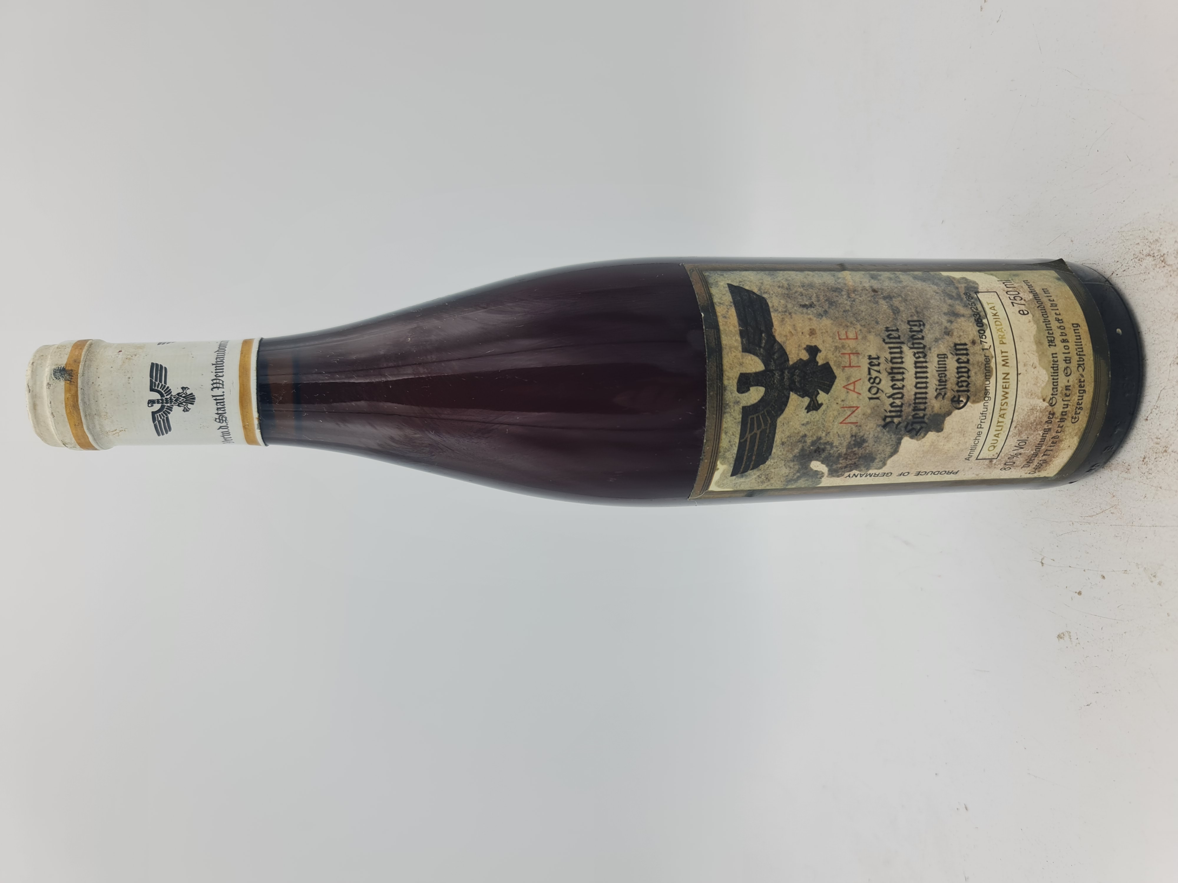 Staatliche Weinbaudomäne Niederhausen Schlossböckelheim - Niederhäuser Hermannsberg Riesling Eiswein 1987