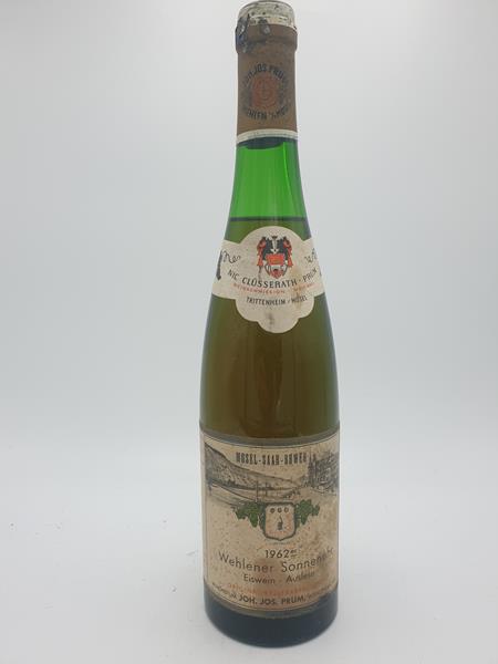 J. J. Prüm - Wehlener Sonnenuhr Riesling Auslese Eiswein Goldkapsel 1962