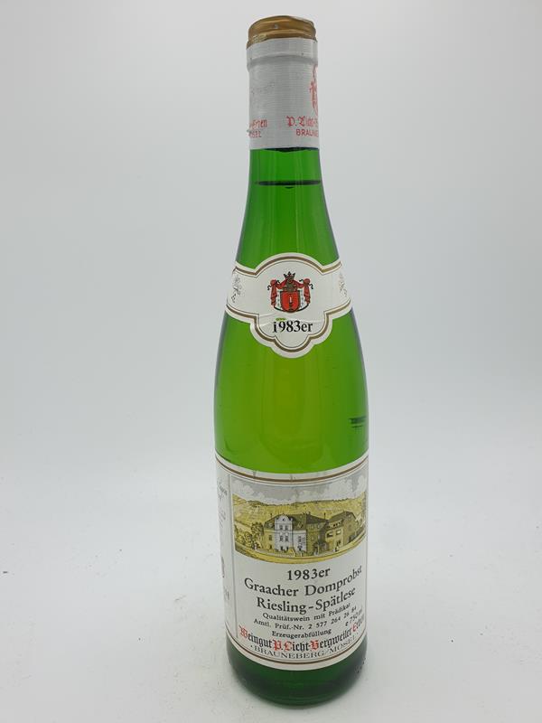 P. Licht-Bergweiler Prüm Erben - Graacher Domprobst Riesling Spätlese 1983 'ex Estate treasure chamber 2015'