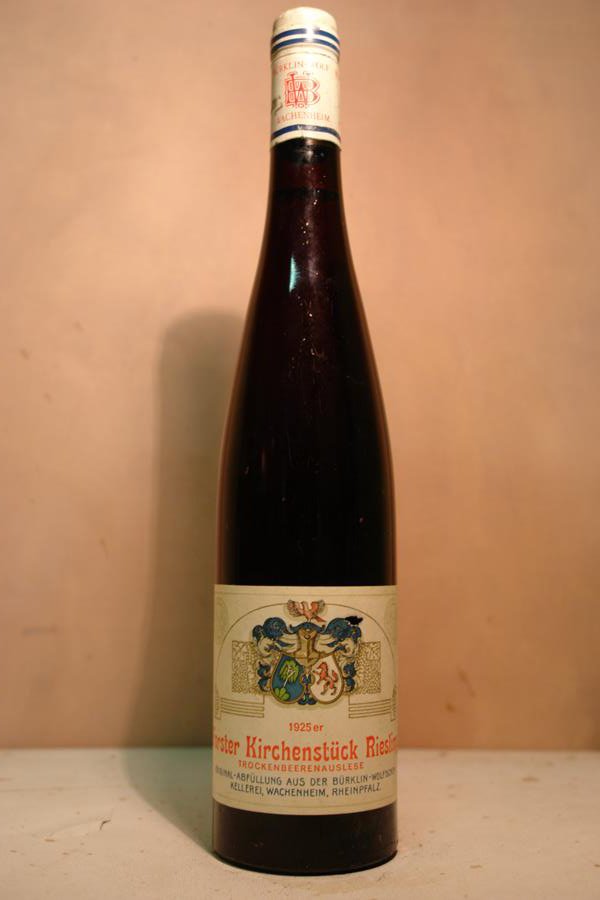 Dr. Bürklin Wolf - Forster Kirchenstück Riesling Trockenbeerenauslese 1925