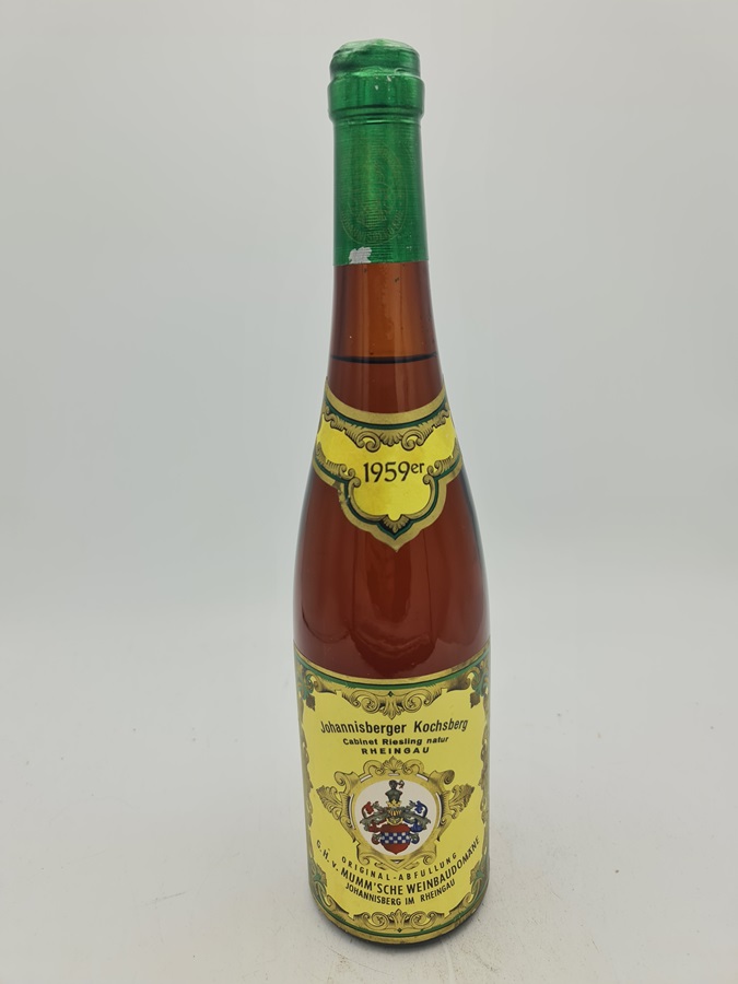 Mumm´sche Weinbaudomane - Johannisberger Kochsberg Riesling Cabinet natur 1959