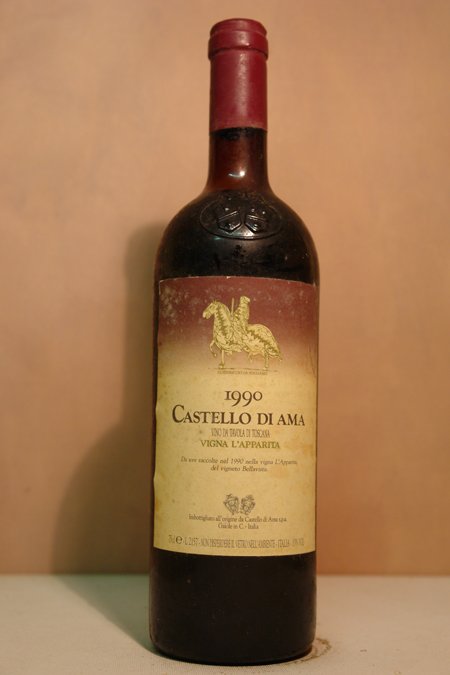 Castello di Ama - l`Apparita Merlot 1990