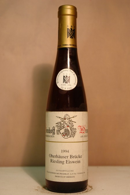 Hermann Dönnhoff - Oberhäuser Brücke Riesling Eiswein Goldkapsel Versteigerungswein 1994 375ml