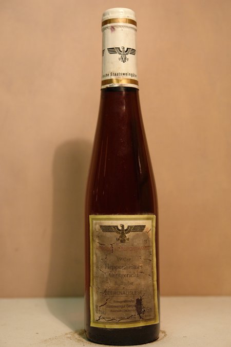 Hessische Staatsweingüter Domaine Bergstrasse - Heppenheimer Centgericht Ruländer Beerenauslese 1998 375ml Hessische Staatsweingüter Domaine Bergstrasse - Heppenheimer Centgericht Ruländer Beerenauslese 1998 375ml