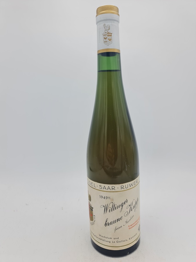 Le Gallais 'Egon Müller zu Scharzhof '- Wiltinger braune Kupp Riesling feine Auslese 1949