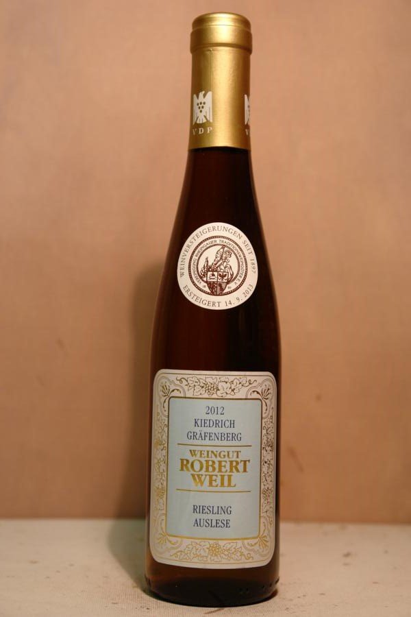 Robert Weil - Kiedricher Gräfenberg Riesling Auslese GOLDKAPSEL Versteigerungswein 2012 375ml