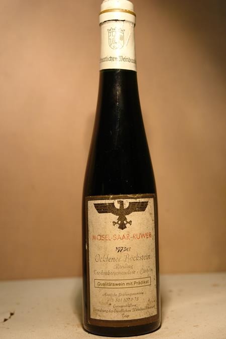 Staatsweinbaudomäne Trier - Ockfener Bockstein Riesling Trockenbeerenauslese-Eiswein 1973 375ml