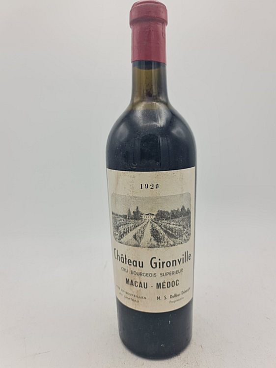 Château Gironville cru bougeois Macau Médoc 1920