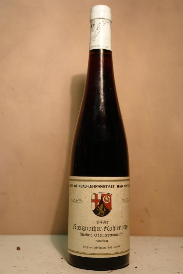 Staatsweingut Bad Kreuznach - Kreuznacher Kahlenberg Riesling Edelbeerenauslese naturrein 1949