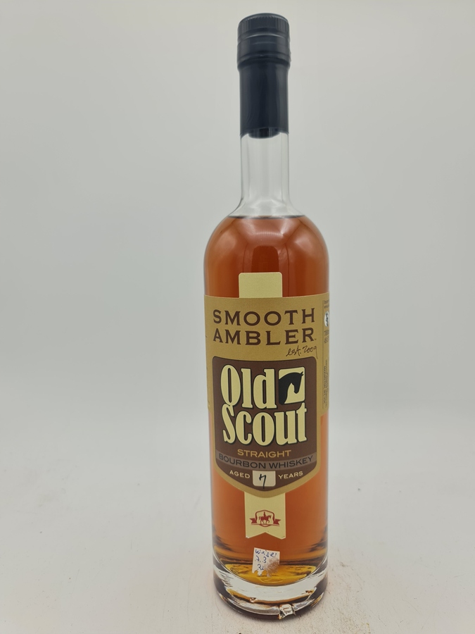 Smooth Ambler 4 Years Old bottled 2015 Straight Bourbon Whisky 'Old Scout Straight Bourbon' Batch 121 49,5% alc by vol 700ml
