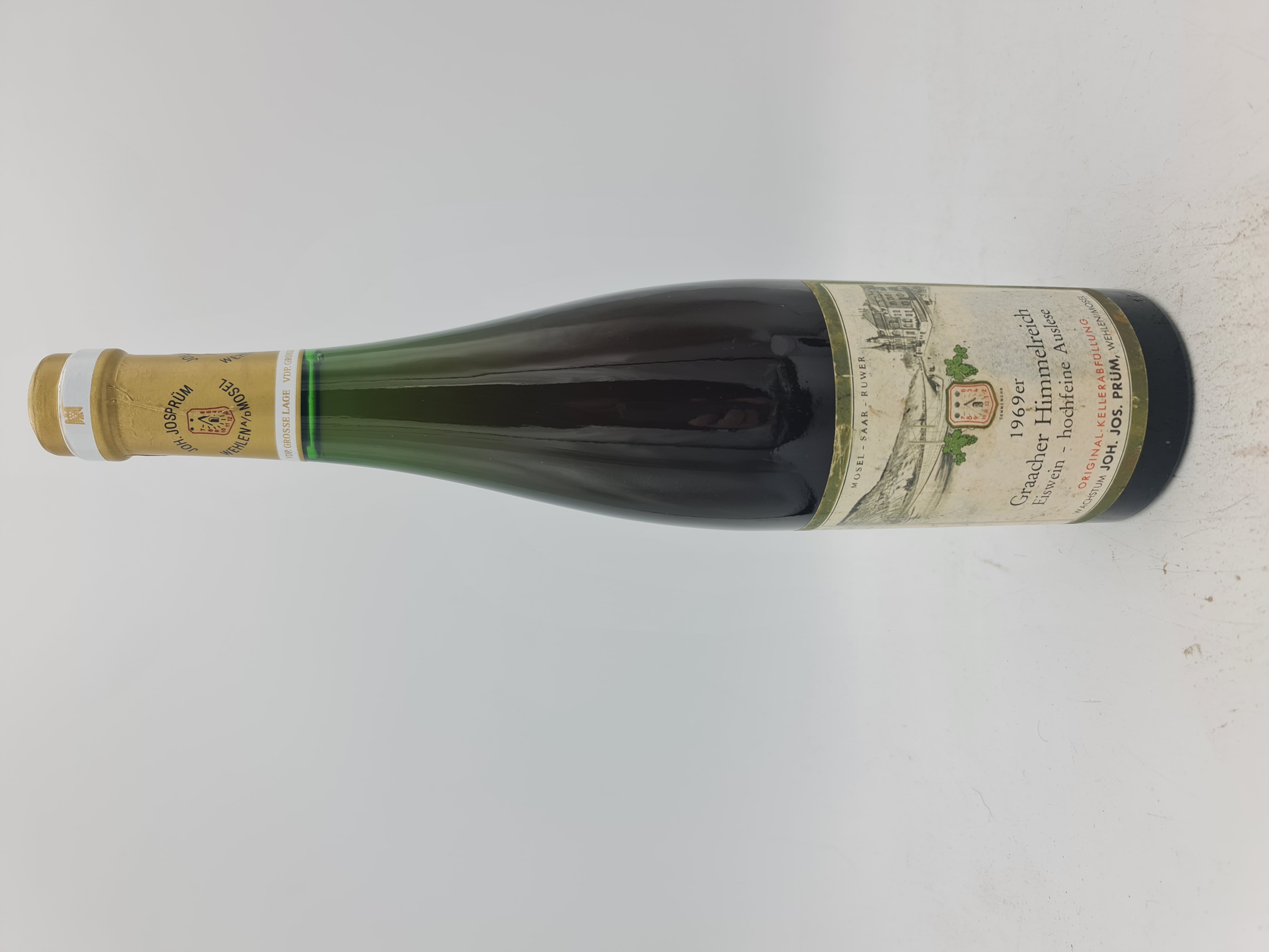 J. J. Prüm - Graacher Himmelreich Riesling very fine Auslese Eiswein Goldkapsel 1969