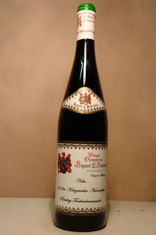 Weingut August Anheuser - Kreuznacher Narrenkappe Riesling Trockenbeerenauslese 1950