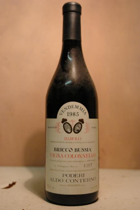 Poderi Aldo Conterno - Barolo Bricco Bussia Vigna Colonnello 1985