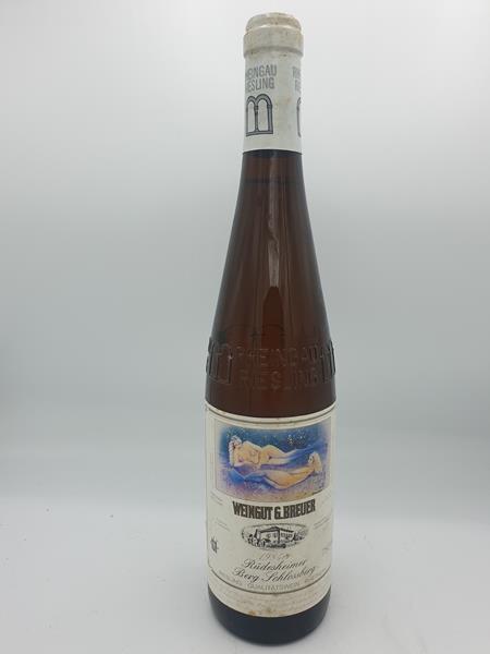 Georg Breuer - Rüdesheim Berg Schlossberg Riesling trocken dry Q.b.a. Charta Wein 1984