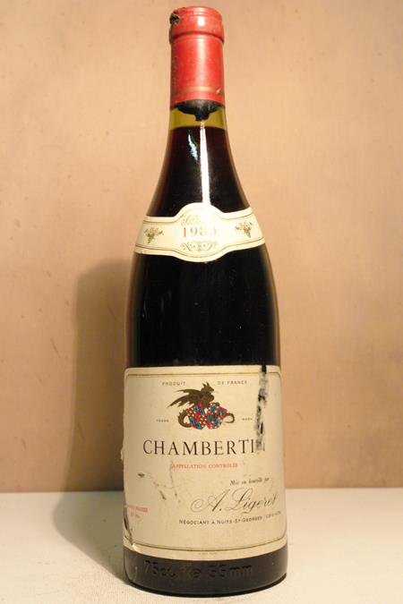 A. Ligeret - Chambertin 'Grand Cru' 1980