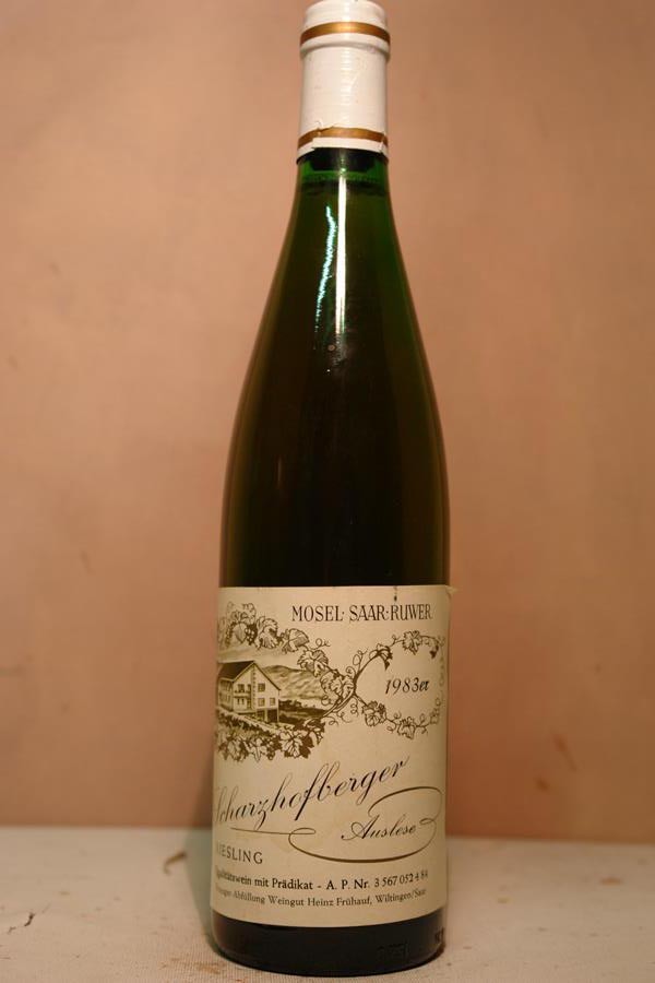 Heinz Frühauf - Scharzhofberger Riesling Auslese 1983