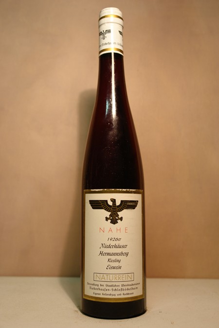 Staatliche Weinbaudomäne Niederhausen Schlossböckelheim - Niederhäuser Hermannsberg Riesling Eiswein 1926