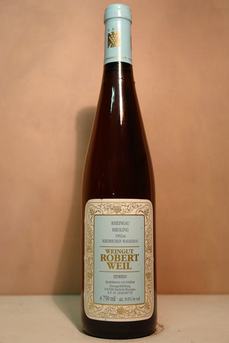 Robert Weil - Kiedricher Wasseros Riesling Eiswein 1992