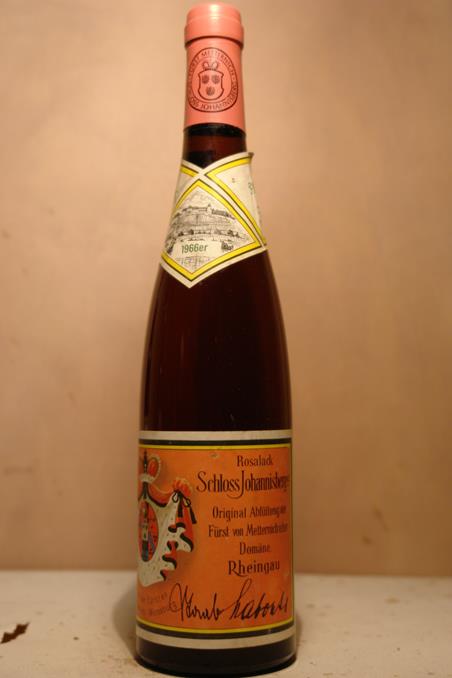 Schloss Johannisberg - Riesling Allerheiligen Eiswein-Auslese Rosalack 'Braut des Jahrgangs' 1966