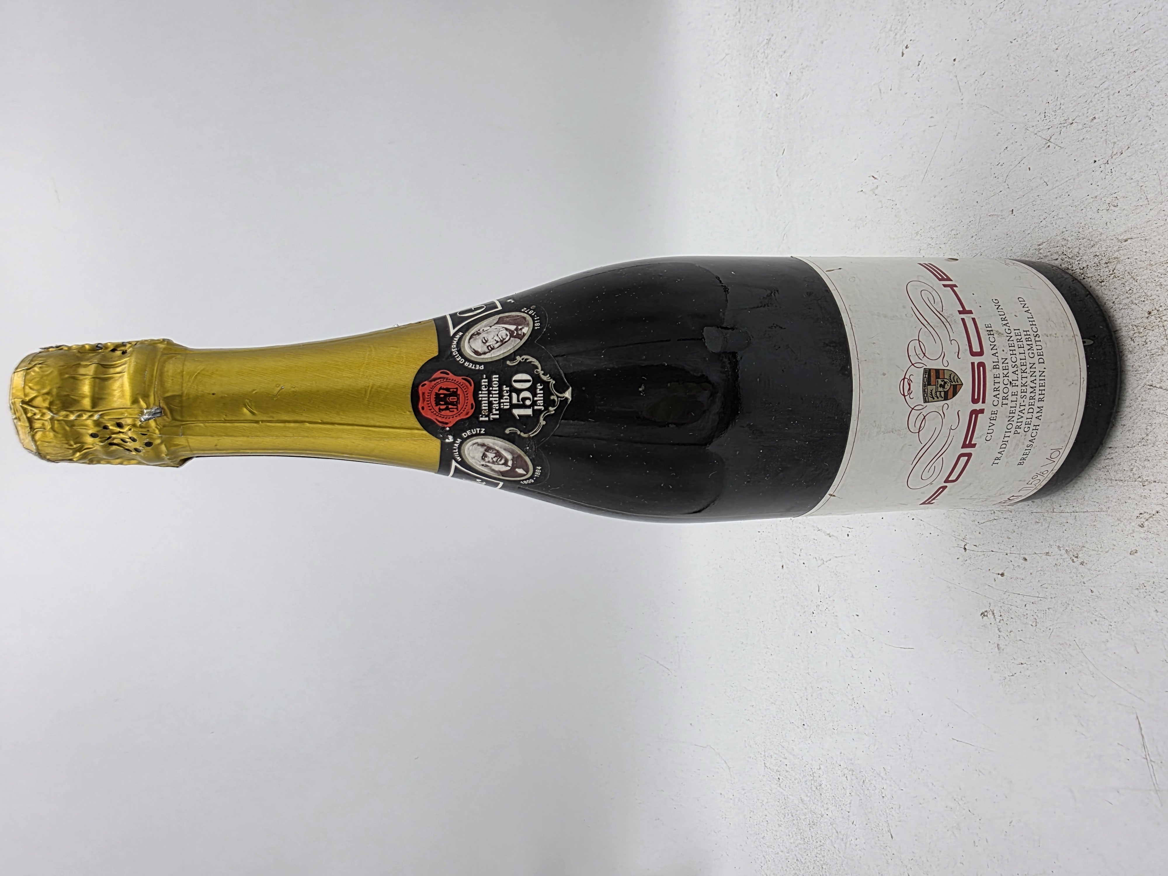 Deutz & Geldermann PORSCHE Sekt Cuvée Carte Blanche brut trocken NV ' release from the 1980s'