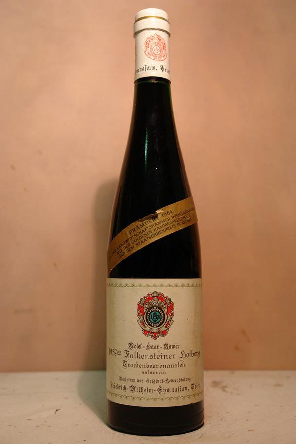 Friedrich Wilhelm Gymnasium Trier - Falkensteiner Hofberg Riesling Trockenbeerenauslese 1959